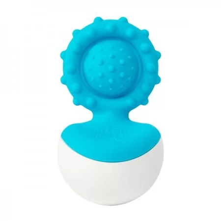 Прорізувач-неваляшка Fat Brain Toys dimpl wobl блакитний FA217-4