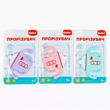 Прорізувач BabyToys з народження різні кольори пластик