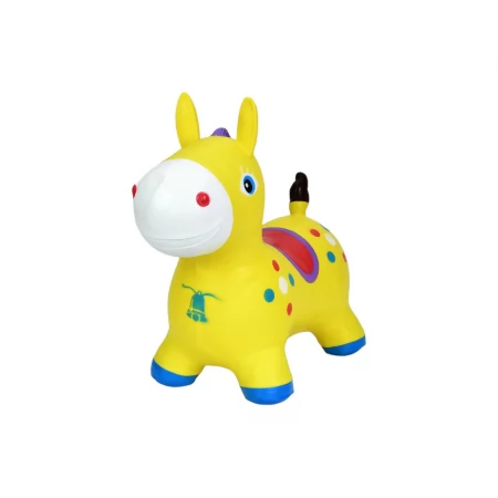 Игрушка прыгун надувная Лошадка с ручками, 6 цветов (цена за 1шт)