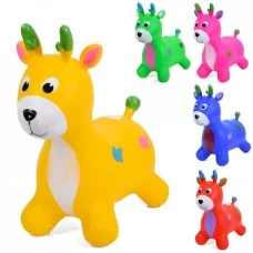 Игрушка-прыгун BabyToys MS 3259 олень, пластиковая, 5 цветов