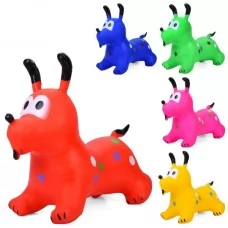 Прыгающие животные BabyToys MS 4161 щенок 5 цветов пластиковые