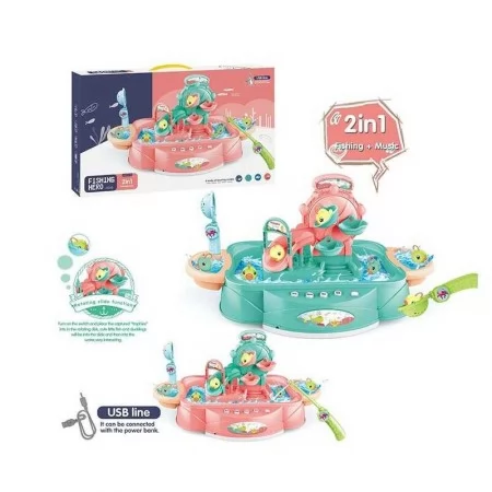 Магнітна рибалка BabyToys 156-4 зі звуком і музикою
