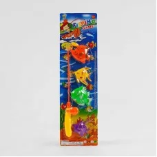 Магнитная рыбалка BabyToys 555-6 для детей с 4 рыбками Магнитная рыбалка BabyToys 555-6 для детей с 4 рыбками