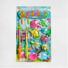 Магнитная рыбалка детская BabyToys 8 рыбок с удочками