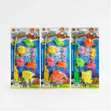 Детская рыбалка на магнитах BabyToys 6 рыбок с удочкой Детская рыбалка на магнитах BabyToys 6 рыбок с удочкой
