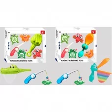 Магнитная рыбалка BabyToys 9037A-9038A с удочкой и сачками