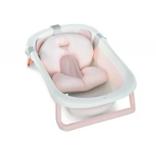 Ванночка дитяча з термометром силіконова складана EL CAMINO ME 1151 Peony Pink Ванночка дитяча з термометром силіконова складана EL CAMINO ME 1151 Peony Pink