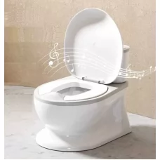 Горщик дитячий Bimbo 7410-22 розмір: 30х26,5х41,5 см, колір Сірий, озвучування, м`яке сидіння, в коробці Горщик дитячий Bimbo 7410-22 розмір: 30х26,5х41,5 см, колір Сірий, озвучування, м`яке сидіння, в коробці