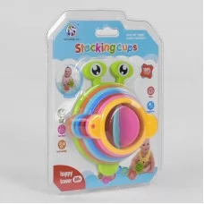 Іграшка для купання BabyToys 619-3 різнокольорова пластмасова
