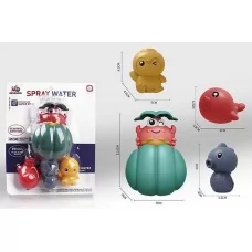Іграшки для ванної BabyToys 889-23 водні пищалки 4 елементи