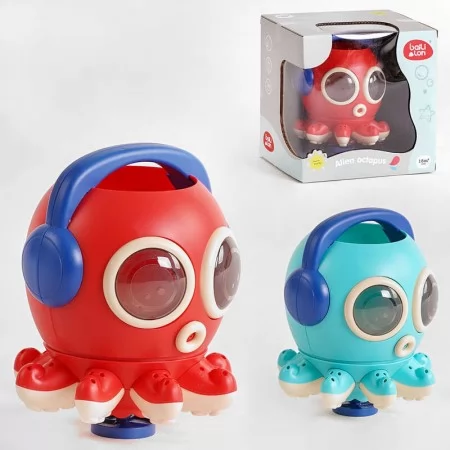 Игрушка для ванны BabyToys Y 8639 с вращающимися щупальцами, 2 цвета