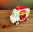 Іграшка для ванни BabyToys автобус з присосками та стаканчиками