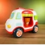 Іграшка для ванни BabyToys автобус з присосками та стаканчиками