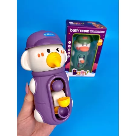 Іграшка для ванни BabyToys слоник з присосками і млином