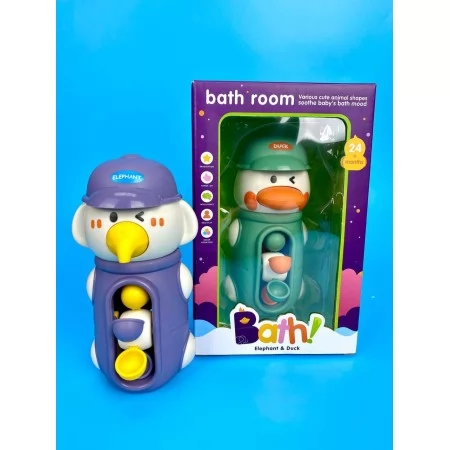 Іграшка для ванни BabyToys слоник з присосками і млином