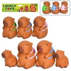 Игрушки для купания BabyToys 569B-1-2 животные с пищалкой набор 7шт