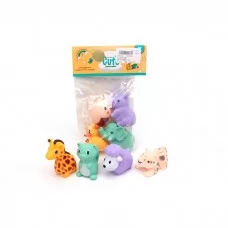 Игрушки для купания BabyToys KT100-B набор животных брызгалка 4шт Игрушки для купания BabyToys KT100-B набор животных брызгалка 4шт