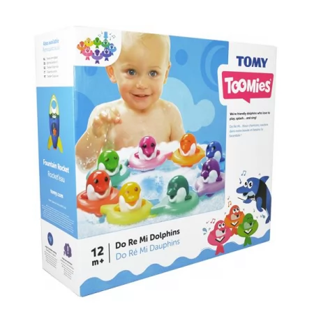 Игрушка для ванной Toomies Дельфины До Ре Ми E6528 Игрушка для ванной Toomies Дельфины До Ре Ми E6528