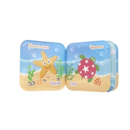 Книжка-игрушка для ванной Baby Team с пищалкой 