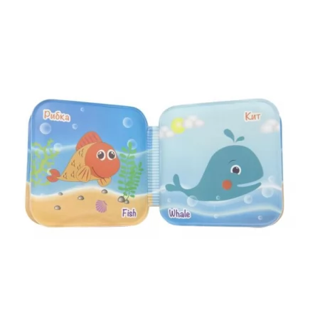 Книжка-игрушка для ванной Baby Team с пищалкой 