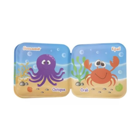 Книжка-игрушка для ванной Baby Team с пищалкой 