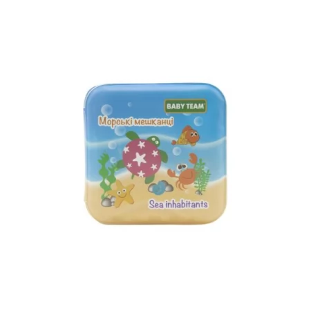 Книжка-игрушка для ванной Baby Team с пищалкой 