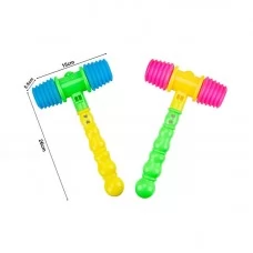 Детский молоток BabyToys 589-3 с пищалкой пластиковый