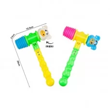 Погремушка-молоточек BabyToys 589-5 з писком для новонароджених
