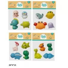 Набор для ванной BabyToys DK100 животные пластиковые 4 шт