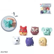 Набор игрушек для ванны BabyToys Y8619 животные 6 шт