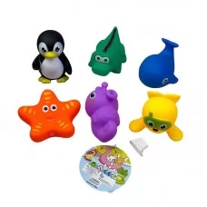 Набір пищащих іграшок BabyToys 037-266 Звірятка 6 штук