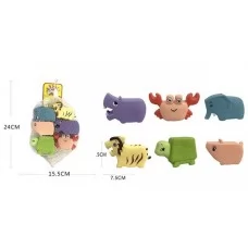 Пискавка BabyToys 508-280 разноцветная с пищалкой 6 штук