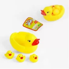 Писклаві іграшки качечки BabyToys 508-291, 4 штуки