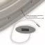 Ванночка ME 1106 T-CONTROL Gray детская, с термометром, силикон, складная, 87-51-23, серый Ванночка ME 1106 T-CONTROL Gray детская, с термометром, силикон, складная, 87-51-23, серый