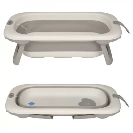 Ванночка ME 1106 T-CONTROL Gray детская, с термометром, силикон, складная, 87-51-23, серый Ванночка ME 1106 T-CONTROL Gray детская, с термометром, силикон, складная, 87-51-23, серый