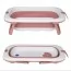 Ванночка ME 1106 T-CONTROL Pink детская, с термометром, силикон, складная, 87-51-23, розовый