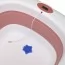 Ванночка ME 1106 T-CONTROL Pink детская, с термометром, силикон, складная, 87-51-23, розовый