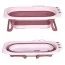 Ванночка ME 1141 CROCO Pink детская, силикон, складная, 80*53,9*20,8, розовый Ванночка ME 1141 CROCO Pink детская, силикон, складная, 80*53,9*20,8, розовый
