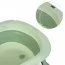 Ванночка ME 1151 PLUS Pale Green детская, с термометром, вкладыш, силикон, складная 78,3*49,3*20,5, зеленая Ванночка ME 1151 PLUS Pale Green детская, с термометром, вкладыш, силикон, складная 78,3*49,3*20,5, зеленая
