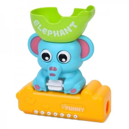 Игрушка для купания BabyToys Водопад слон с присосками