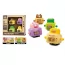 Заводна іграшка BabyToys HY 87 з тріскачкою та брязкальцем, 4 шт