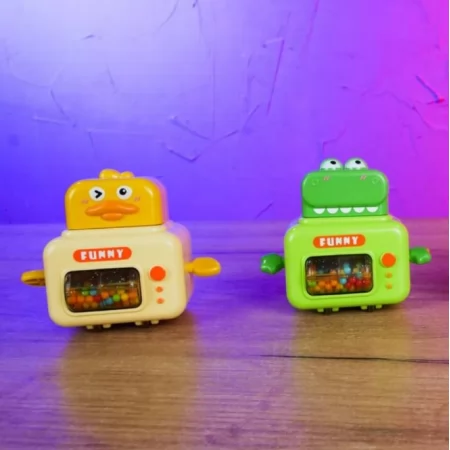 Заводна іграшка BabyToys HY 87 з тріскачкою та брязкальцем, 4 шт Заводна іграшка BabyToys HY 87 з тріскачкою та брязкальцем, 4 шт