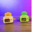 Заводна іграшка BabyToys HY 87 з тріскачкою та брязкальцем, 4 шт Заводна іграшка BabyToys HY 87 з тріскачкою та брязкальцем, 4 шт