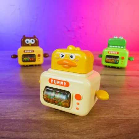 Заводна іграшка BabyToys HY 87 з тріскачкою та брязкальцем, 4 шт Заводна іграшка BabyToys HY 87 з тріскачкою та брязкальцем, 4 шт