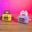 Заводна іграшка BabyToys HY 87 з тріскачкою та брязкальцем, 4 шт Заводна іграшка BabyToys HY 87 з тріскачкою та брязкальцем, 4 шт