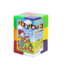 Кубики кольорові в сітці 12 шт BAMSIC 111