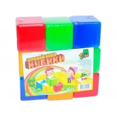 Набор цветных кубиков 9 шт MToys 05061