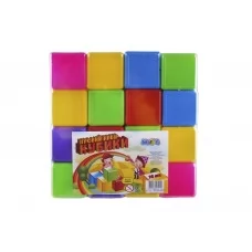 Набір кольорових кубиків 16 шт MToys 05063