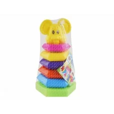 Пирамидка Качалка шестигранная Мышка 27 см MToys 13150