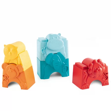 Игрушка-пирамидка 2 в 1 Eco+ "Зообашня" арт. 11570.00